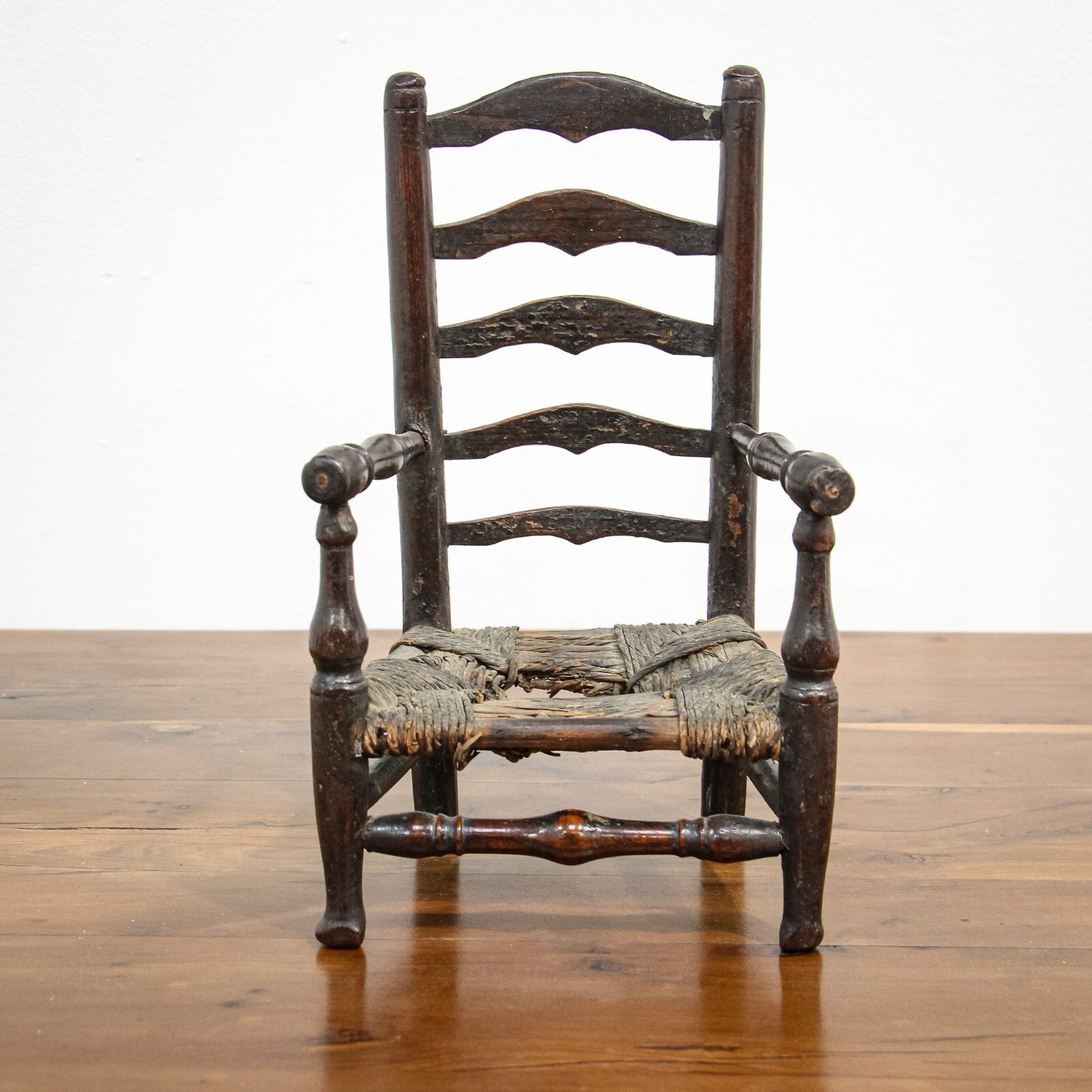 Unusual Toy Rush Seated Ladder Back Chair photo 485.0