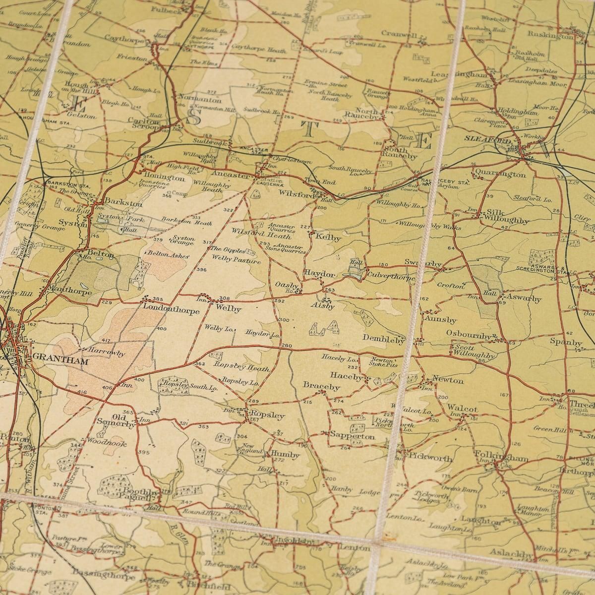 photo buy 20thc Leather Cased Collection Of Bartholomew Maps Of Great Britain C.1920
