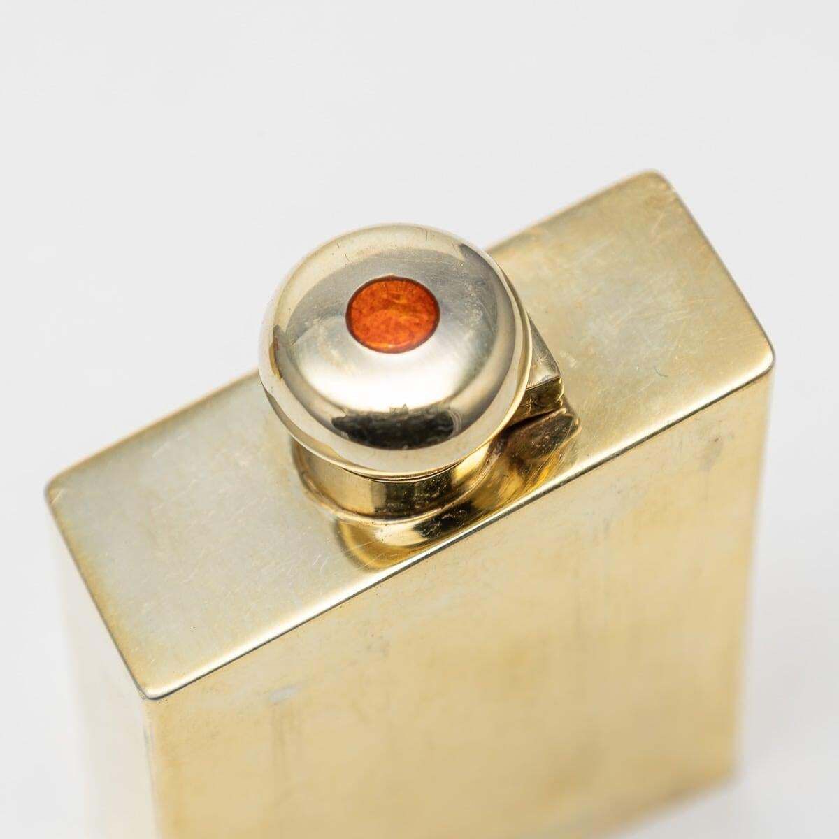 photo vintage 20th Century English 22k Gold Plated Silver Perfume Bottle Box, William Hornby