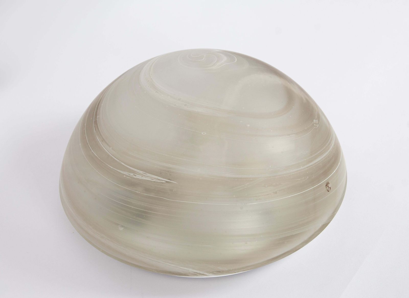 1 Of 8 Large Stunning Glass Flushmount By Peill & Putzler, Germany, 1970s photo for sale