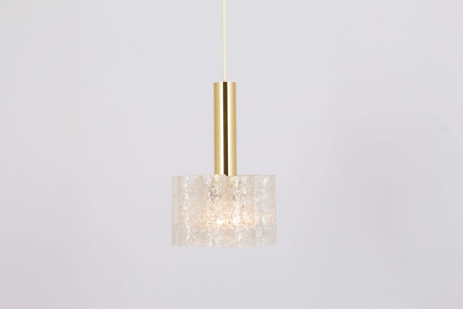 1 Of 3 Petite Murano Tubes Pendant Lights By Doria, 1970s photo for sale