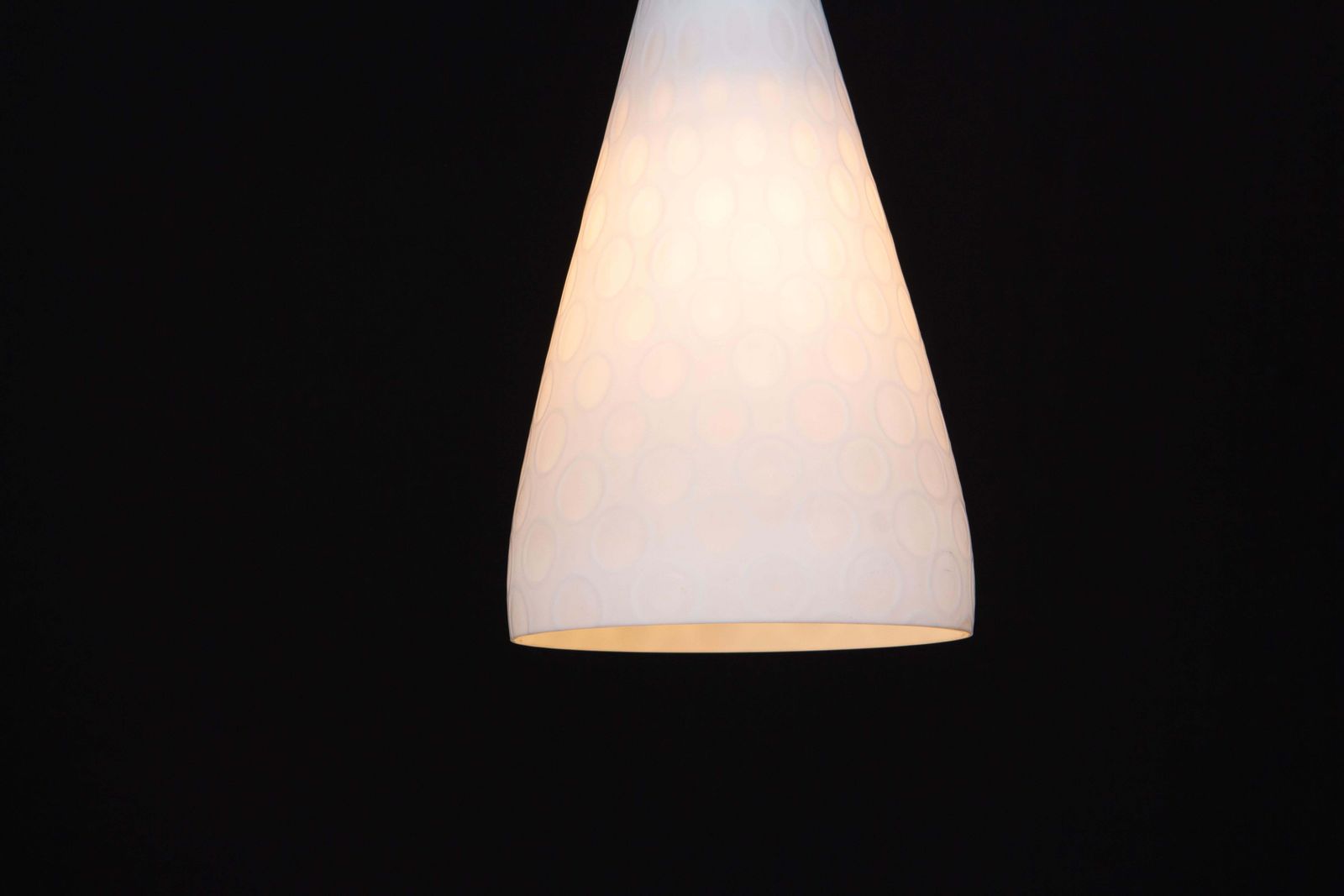 1 Of 2 Petite Pendant Lights By Gangkofner, Peill & Putzler, Germany, 1950s photo vintage