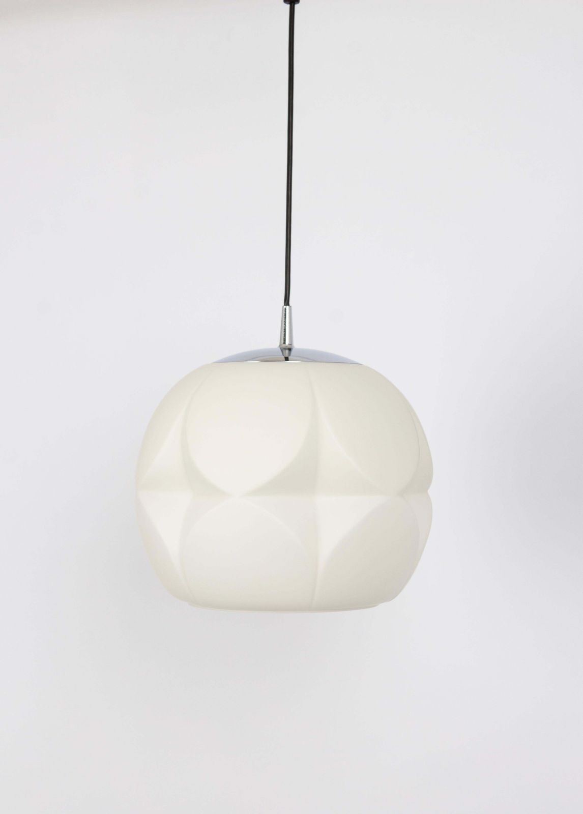 1 Of 9 Opal Glass Pendant Lights By Peill & Putzler, Germany, 1970s photo furniture