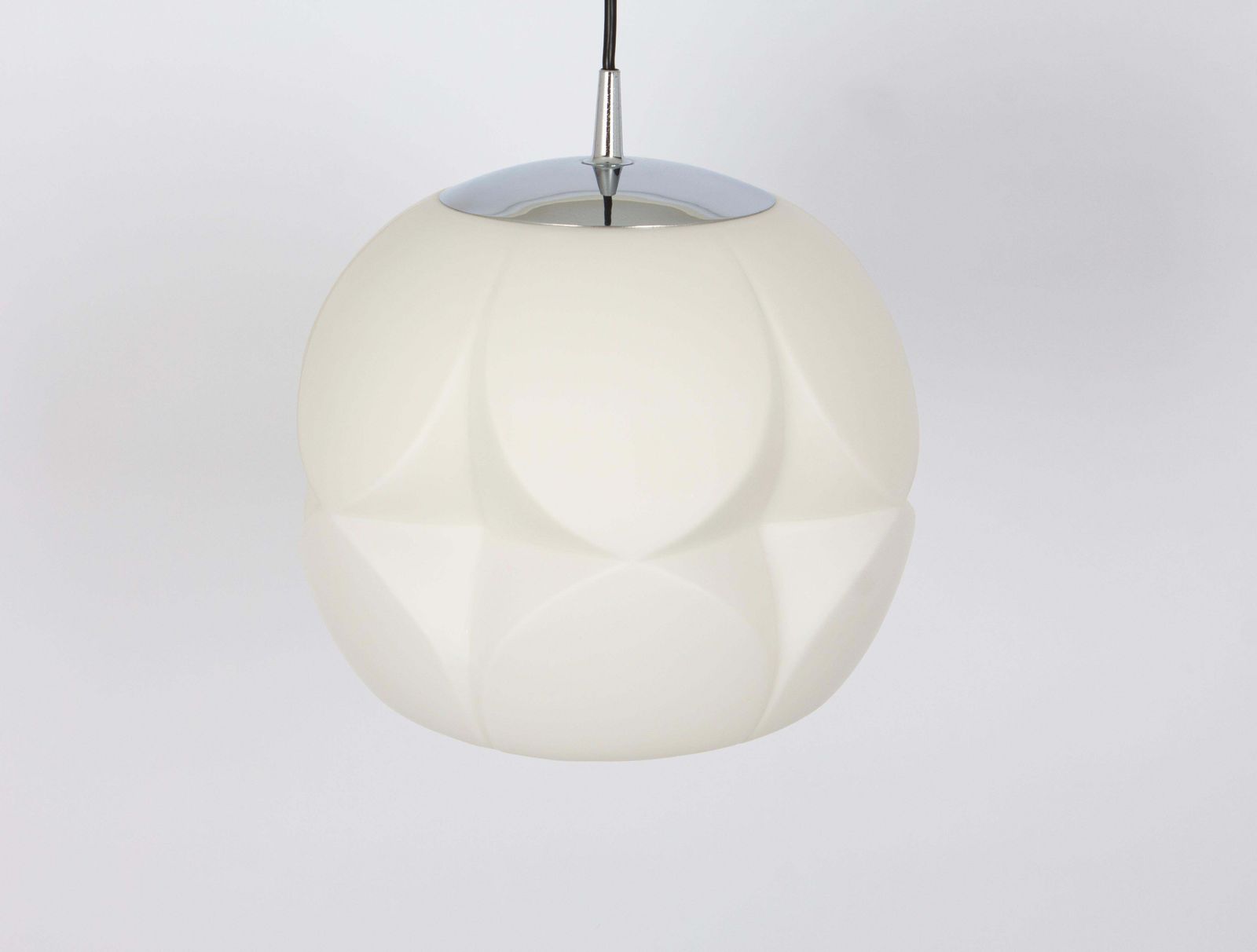 1 Of 9 Opal Glass Pendant Lights By Peill & Putzler, Germany, 1970s photo 559.0
