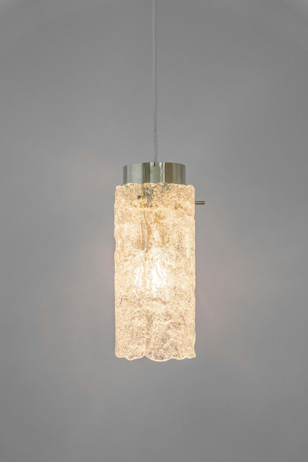 1 Of 2 Petite Murano Pendant Lights By Hillebrand, 1960s photo for sale