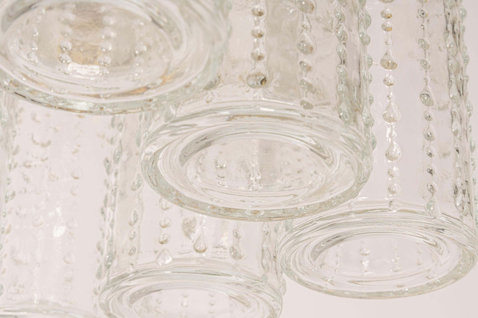 1 Of 3 Small Limburg Glass Flush Mount, Germany, 1970s photo vinterior