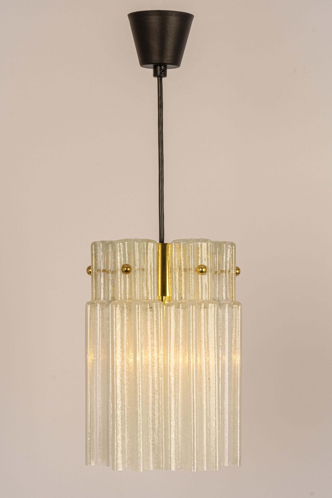 1 Of 3 Small Limburg Glass Flush Mount, Germany, 1970s photo vinterior