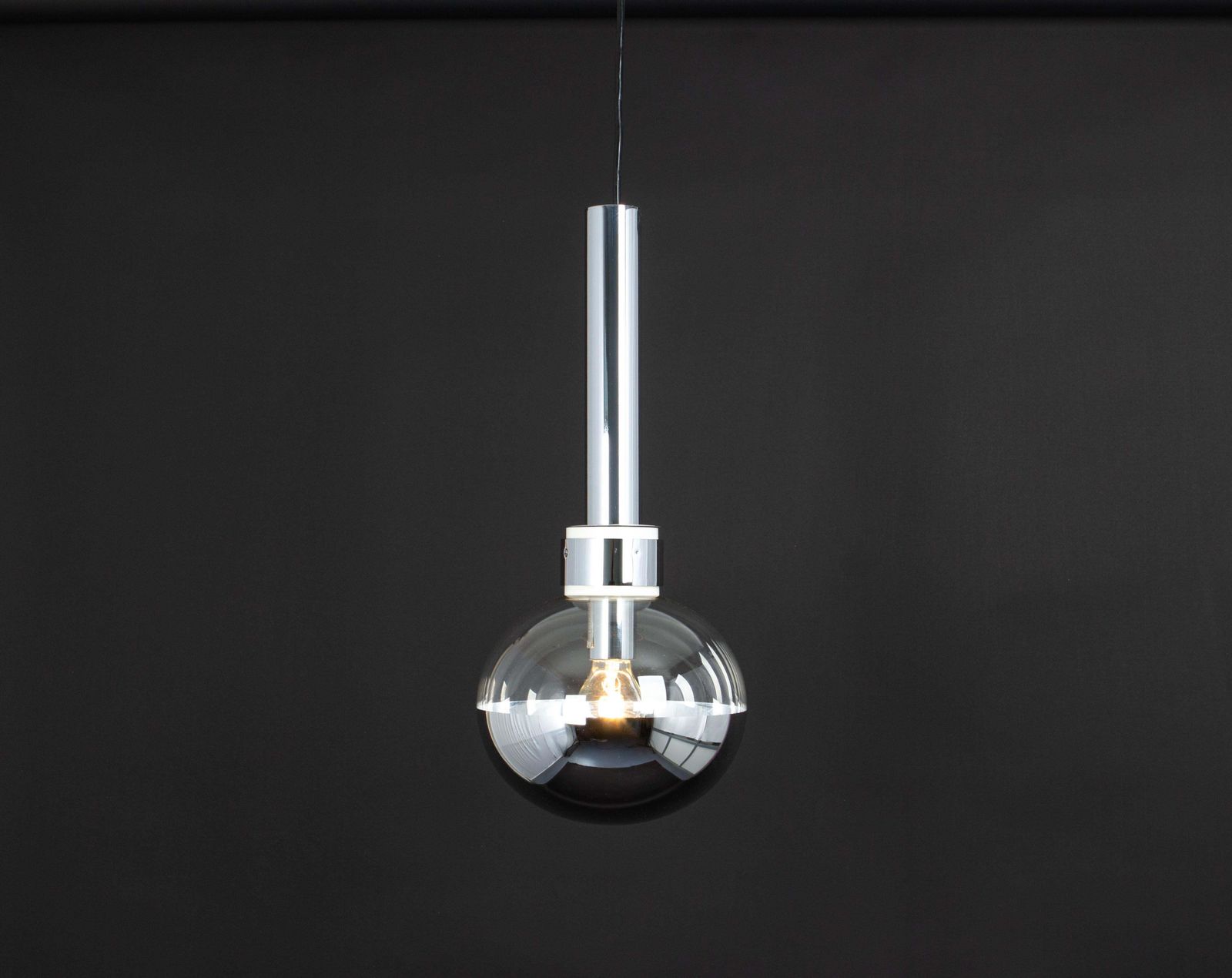 1 Of 3 Large Designer Pendant Light For Staff Leuchten, Germany, 1970s photo Lighting