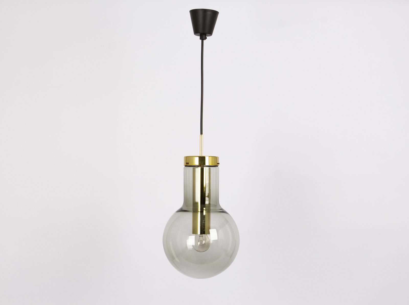 1 Of 20 Large Stunning Raak Brass Pendant Light Maxi Globe, Netherlands, 1960s photo furniture