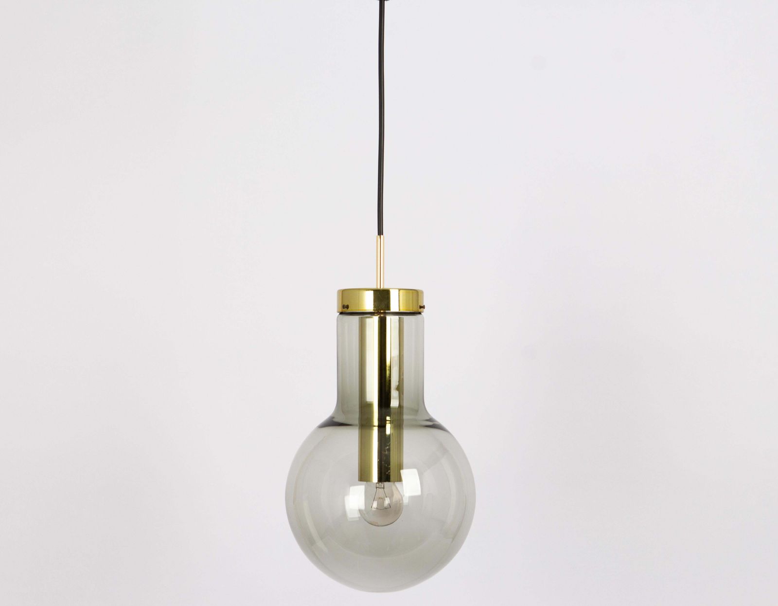 1 Of 20 Large Stunning Raak Brass Pendant Light Maxi Globe, Netherlands, 1960s photo for sale