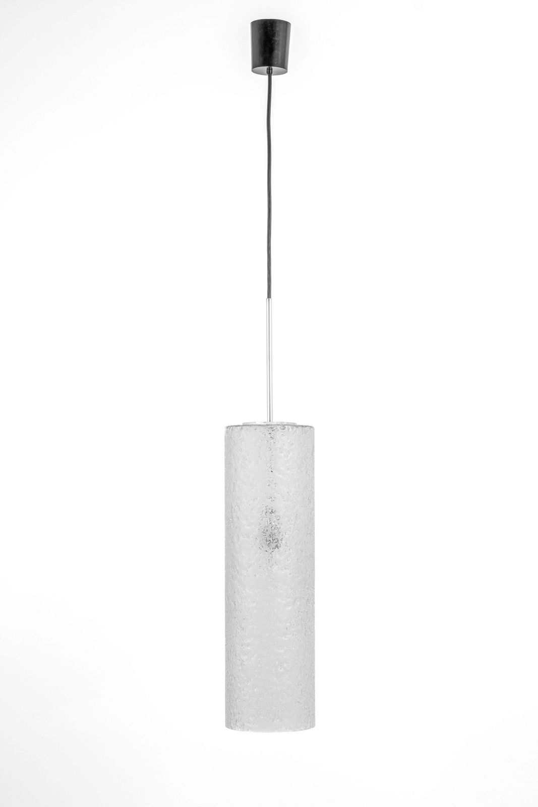 1 Of 6 Large Tube Murano Pendant Lights By Doria, 1970s photo Lighting