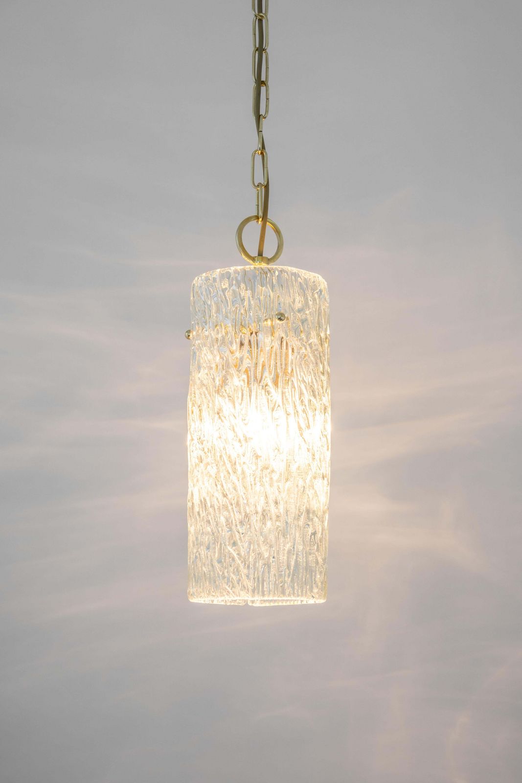 photo furniture Large Murano Pendant Lights By Kalmar, Circa 1960s