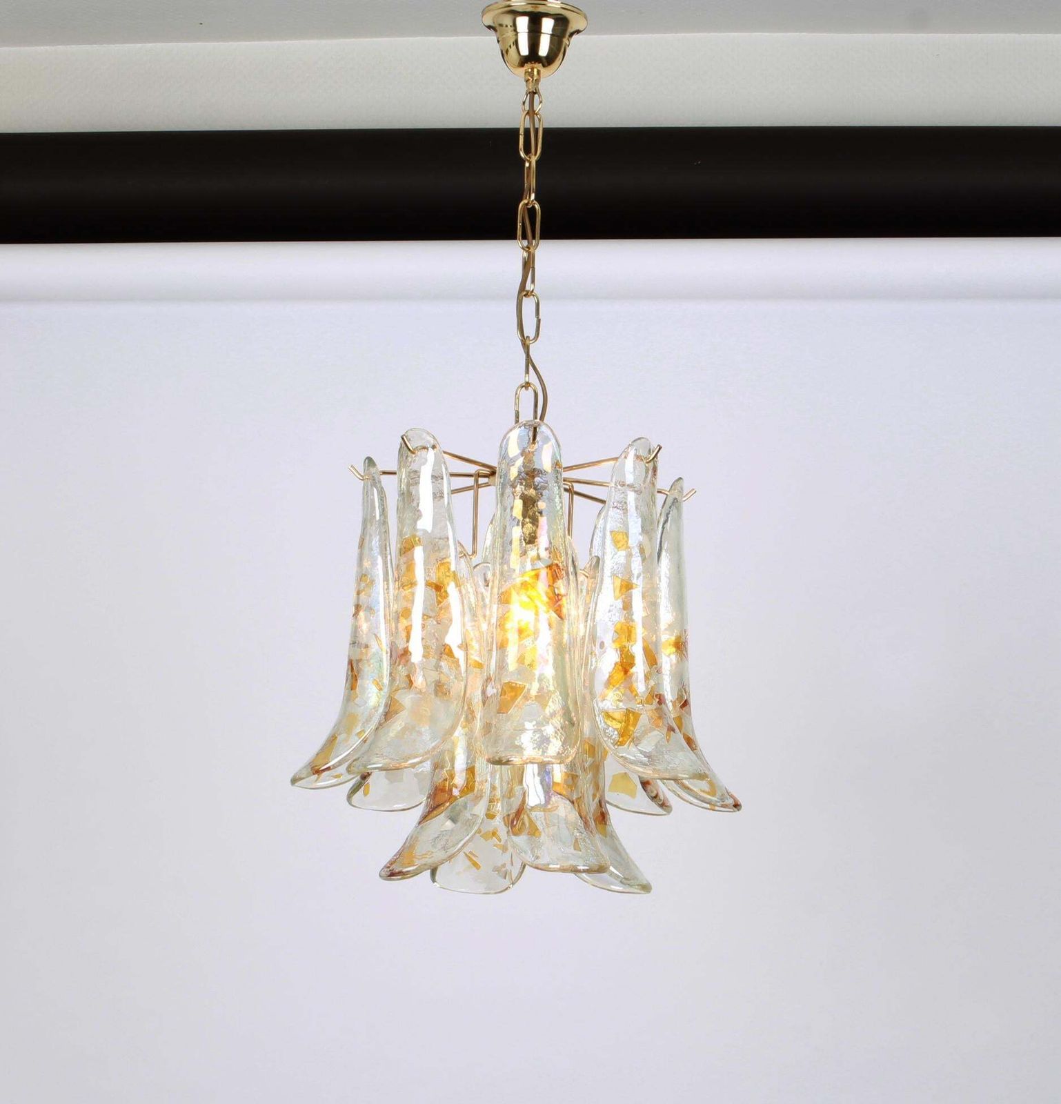 Murano Glass Chandelier Designed By Carlo Nason For Mazzega, 1970s photo 1118.0