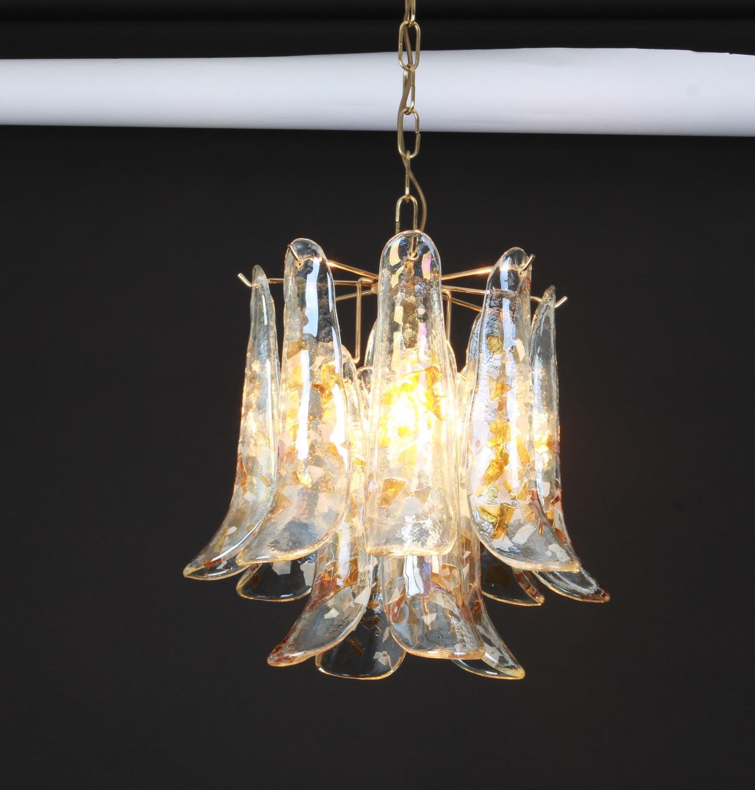 Murano Glass Chandelier Designed By Carlo Nason For Mazzega, 1970s photo buy