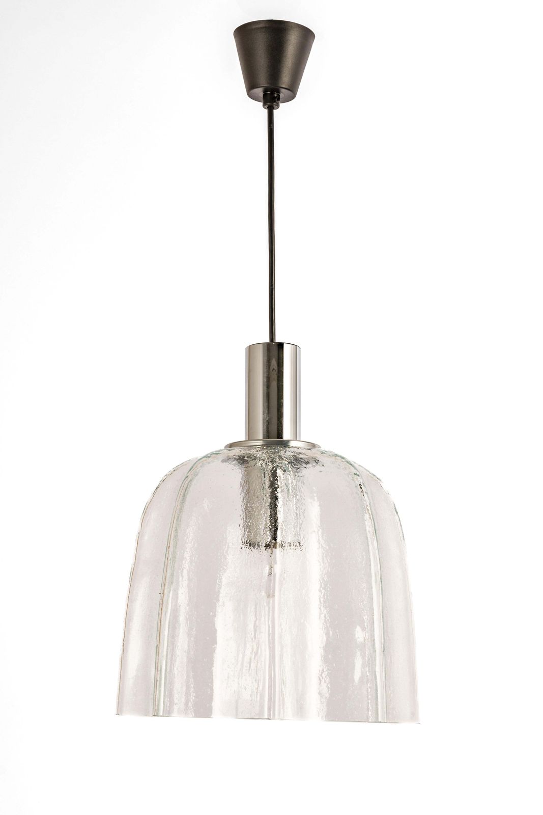 1 Of 5 Large Glass Pendant Lights By Limburg, Germany, 1970s photo buy
