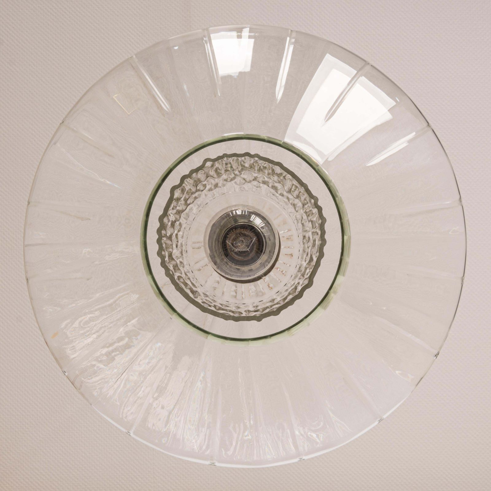 Large Glass Pendant Light In Tulipan Form By Cosack, Germany, 1970s photo 1023.0