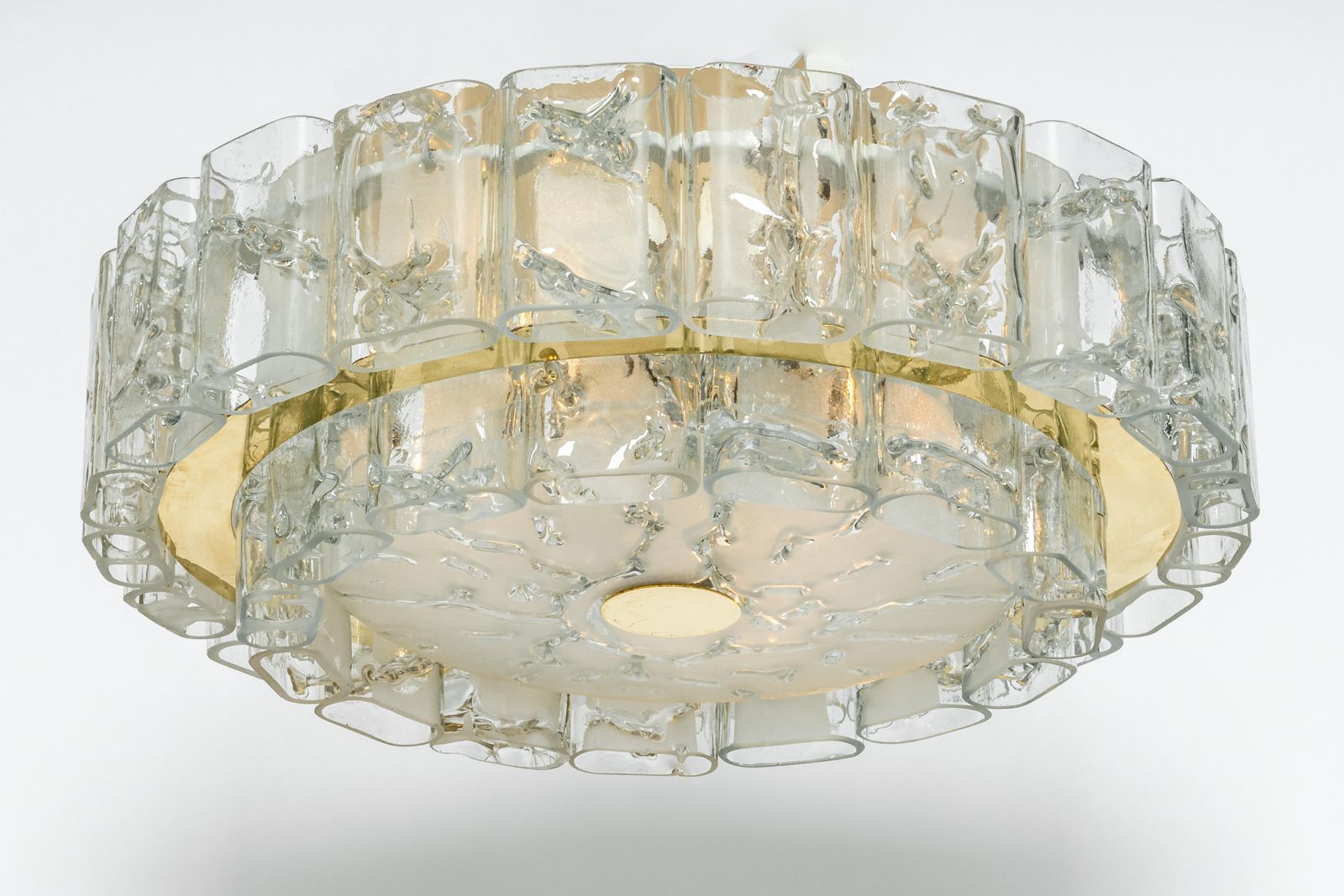 1 Of 3 Stunning Murano Glass Tubes Chandelier By Doria, Germany, 1960s photo furniture