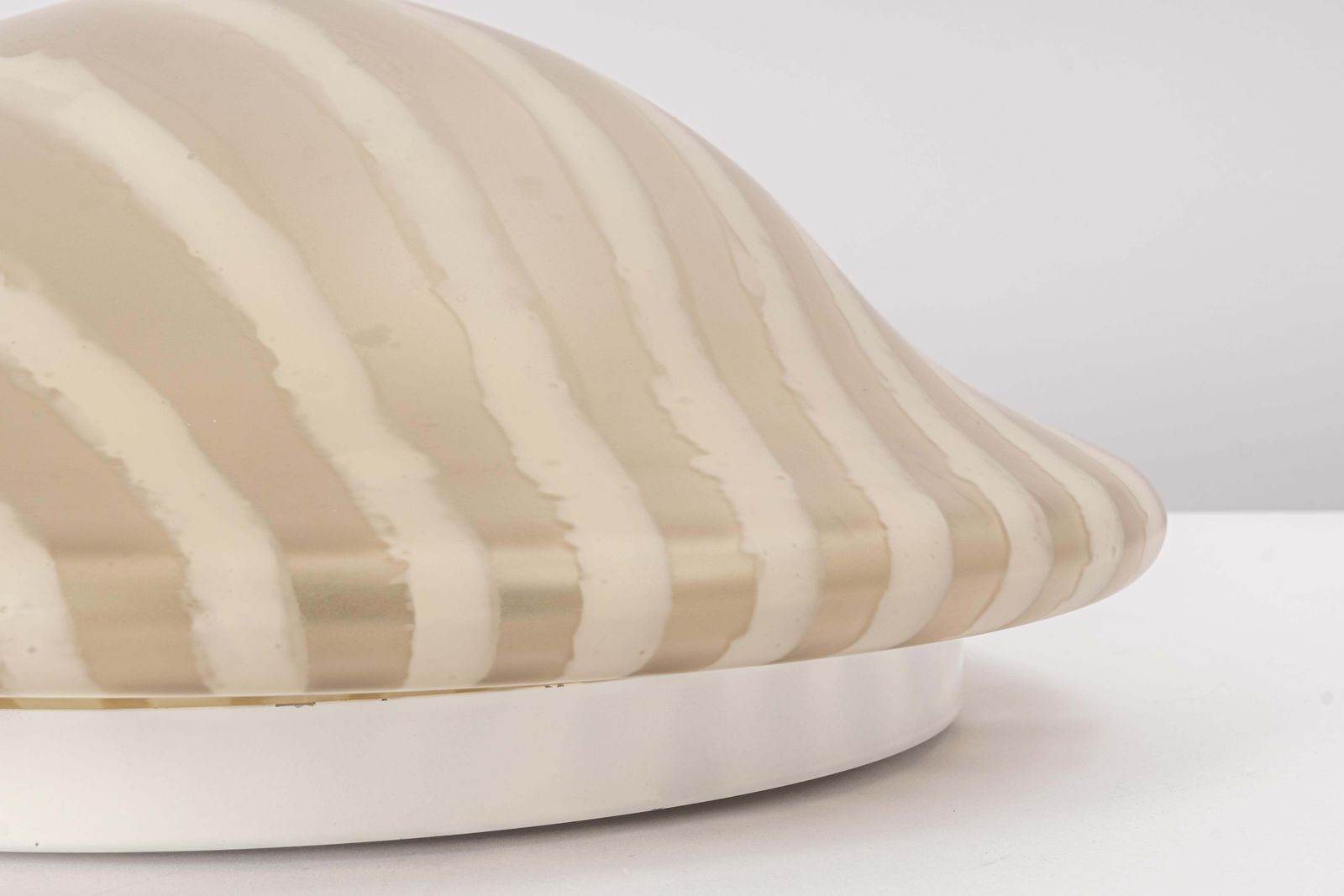1 Of 2 Stunning Glass Flushmount By Peill & Putzler, Germany, 1970s photo 989.0