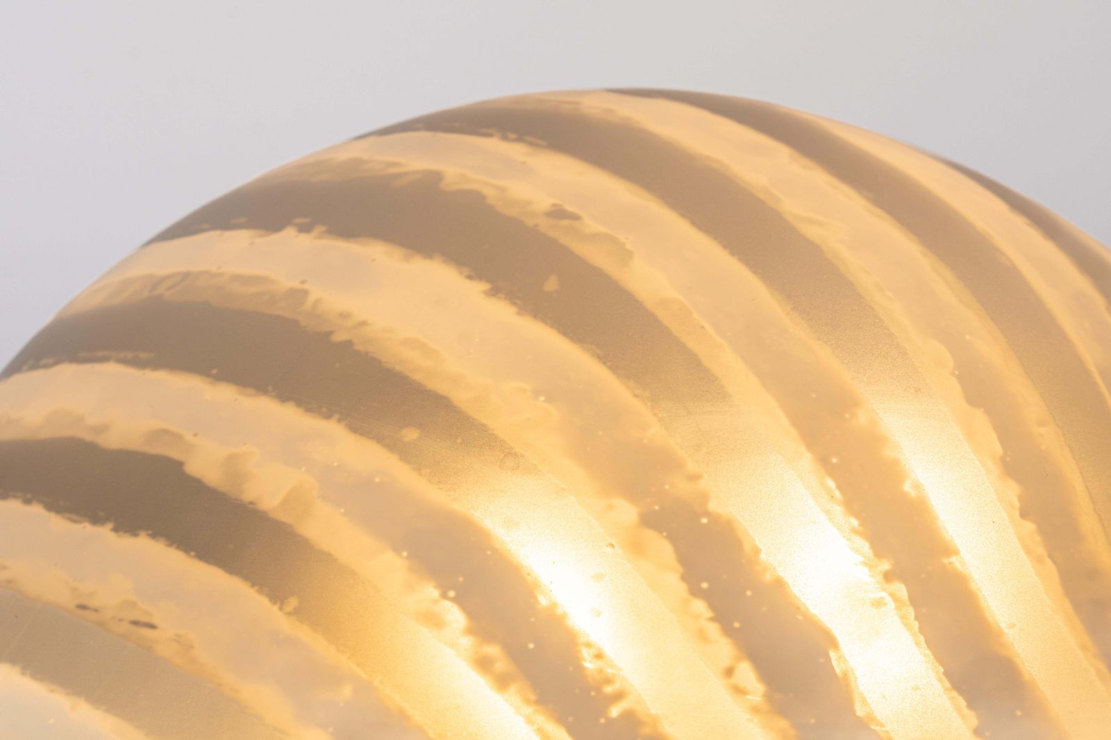 photo furniture 1 Of 2 Stunning Glass Flushmount By Peill & Putzler, Germany, 1970s