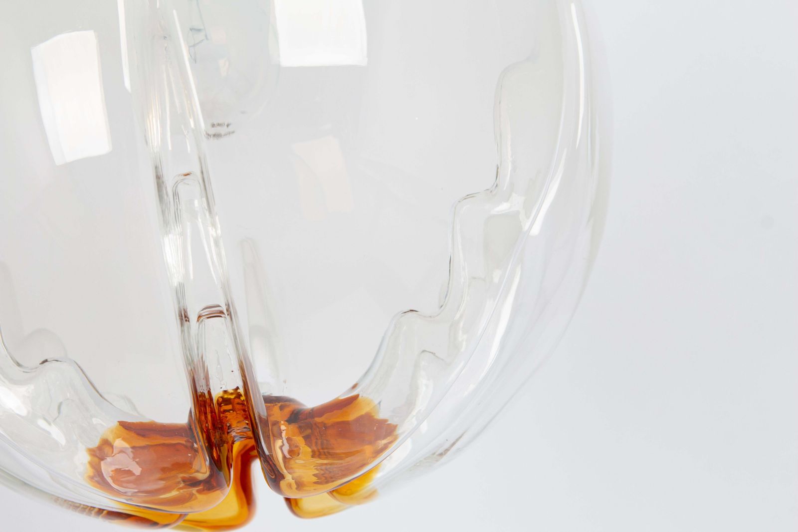 Stunning Glass Pendant Light In Style Of  Mazzega, Italy, 1960s photo Lighting