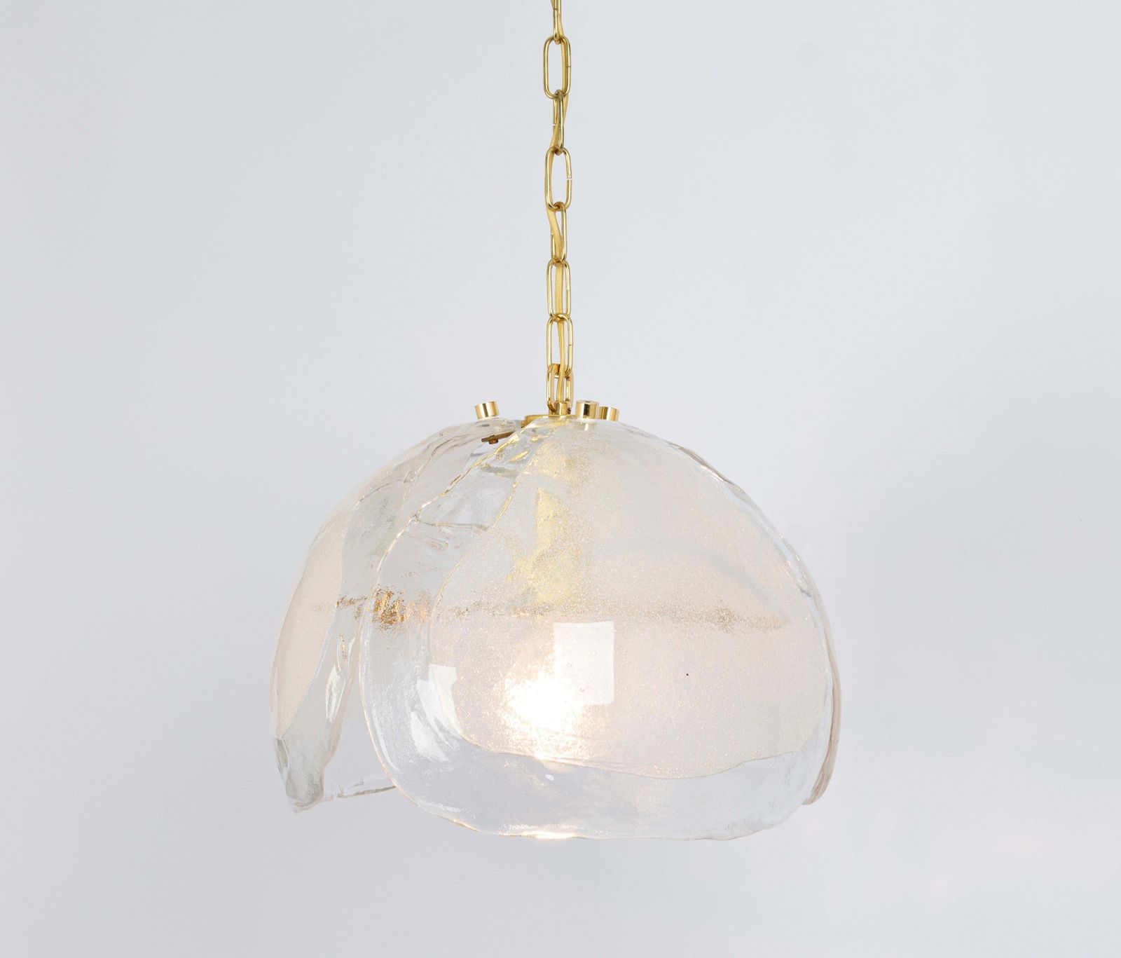 1 Of 2 Murano Glass Chandelier Designed By Kaiser, Germany, 1960s photo furniture