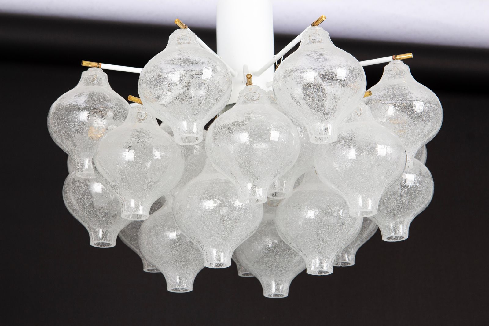 photo furniture 1 Of 3 Large Tulipan Glass Flushmount By Kalmar, Austria, 1960s