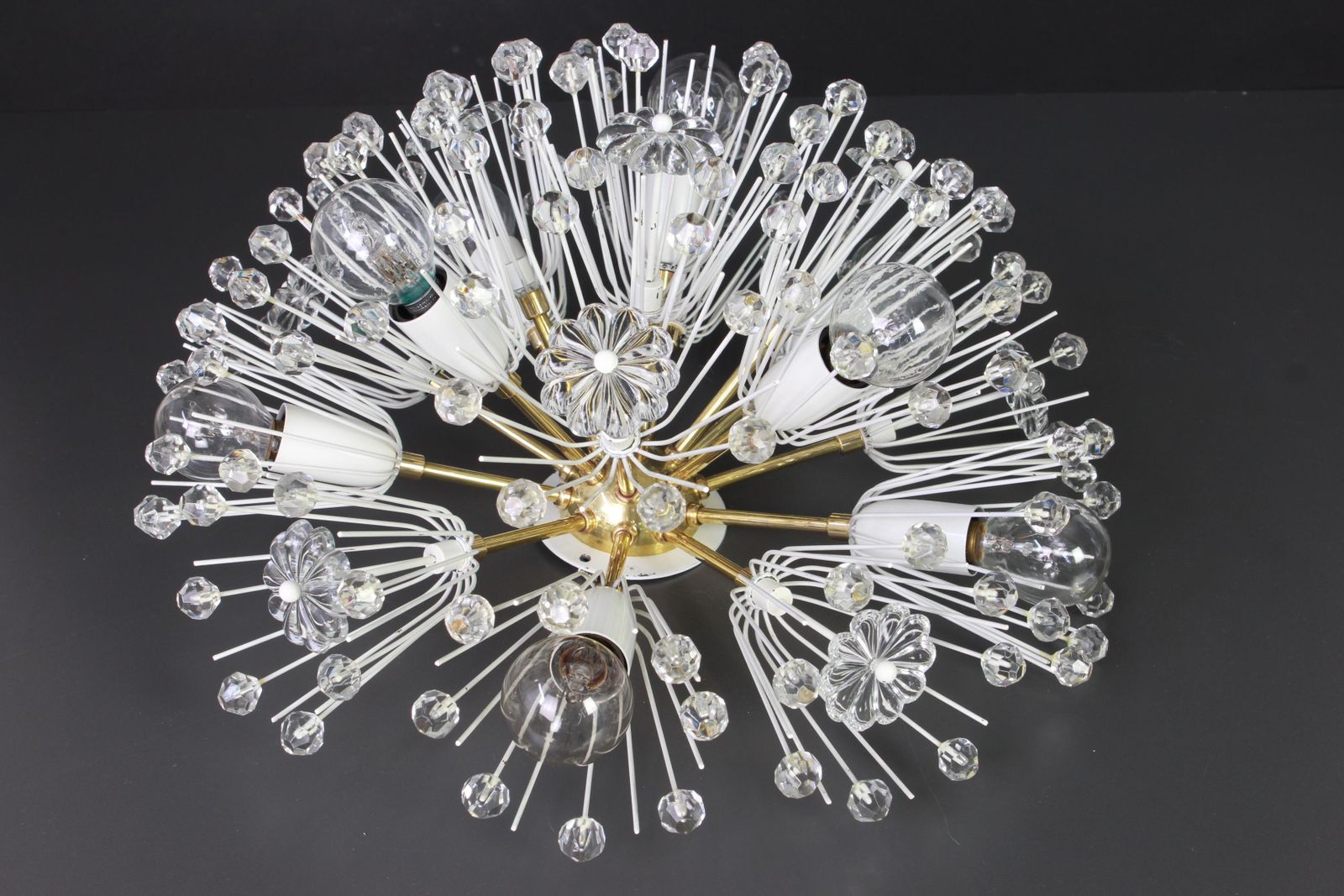Starburst Brass Chandelier By Emil Stejnar, Austria, 1960s photo Lighting