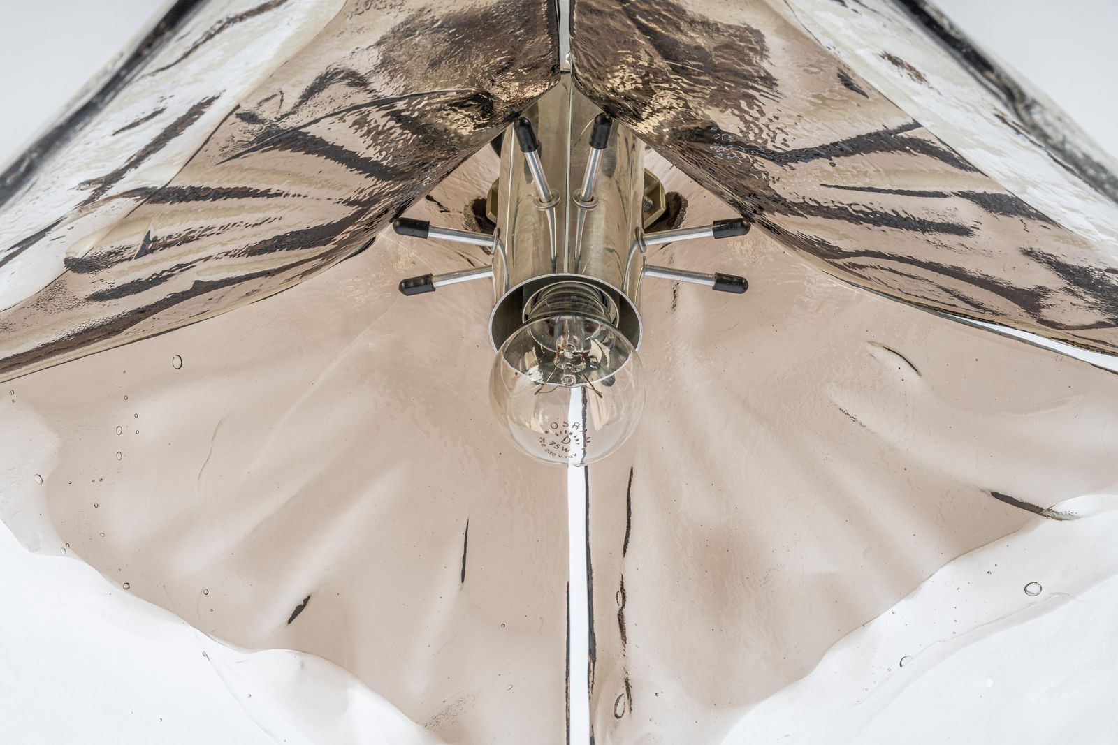 photo furniture 1 Of 2 Murano Glass Chandelier Designed By Carlo Nason For Kalmar, Germany, 60s