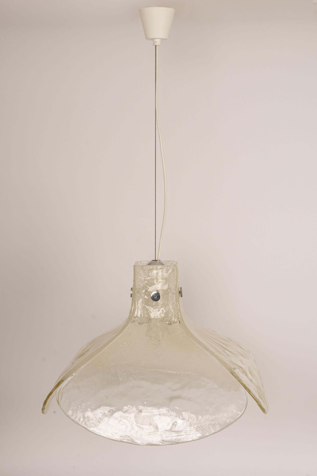 1 Of 2 Murano Glass Chandelier Designed By Kalmar, Germany, 1960s photo for sale
