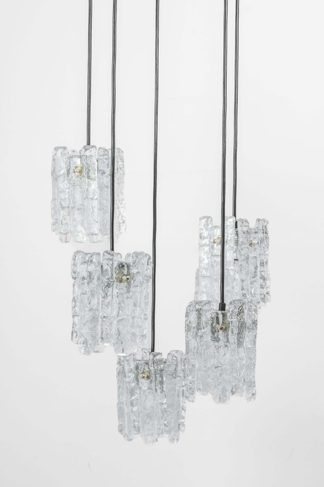 Stunning Designer Cascading Chandelier Murano Glass By Kalmar, Austria, 1970s photo furniture