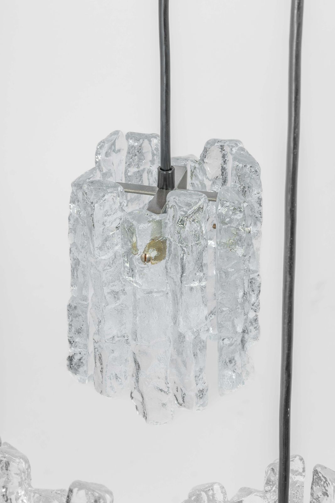 Stunning Designer Cascading Chandelier Murano Glass By Kalmar, Austria, 1970s photo for sale