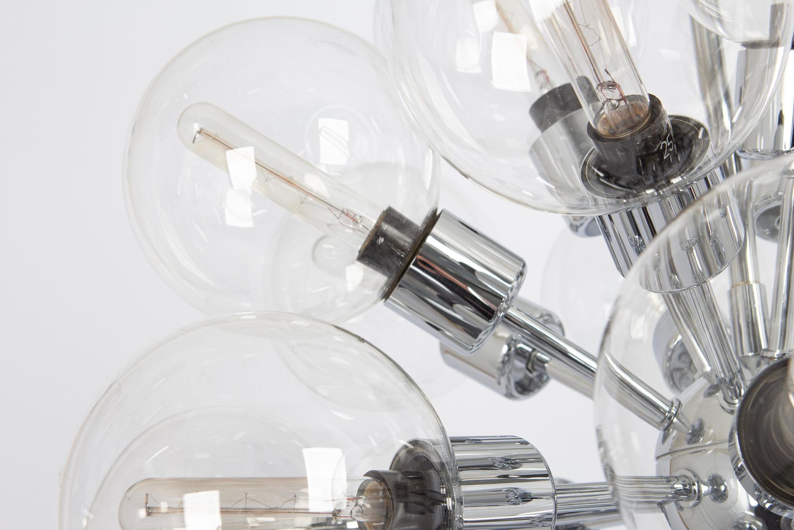 Lighting 1 Of 2 Sputnik Chrome Pendant Light Design Motoko Ishii By Staff, Germany, 1970s photo