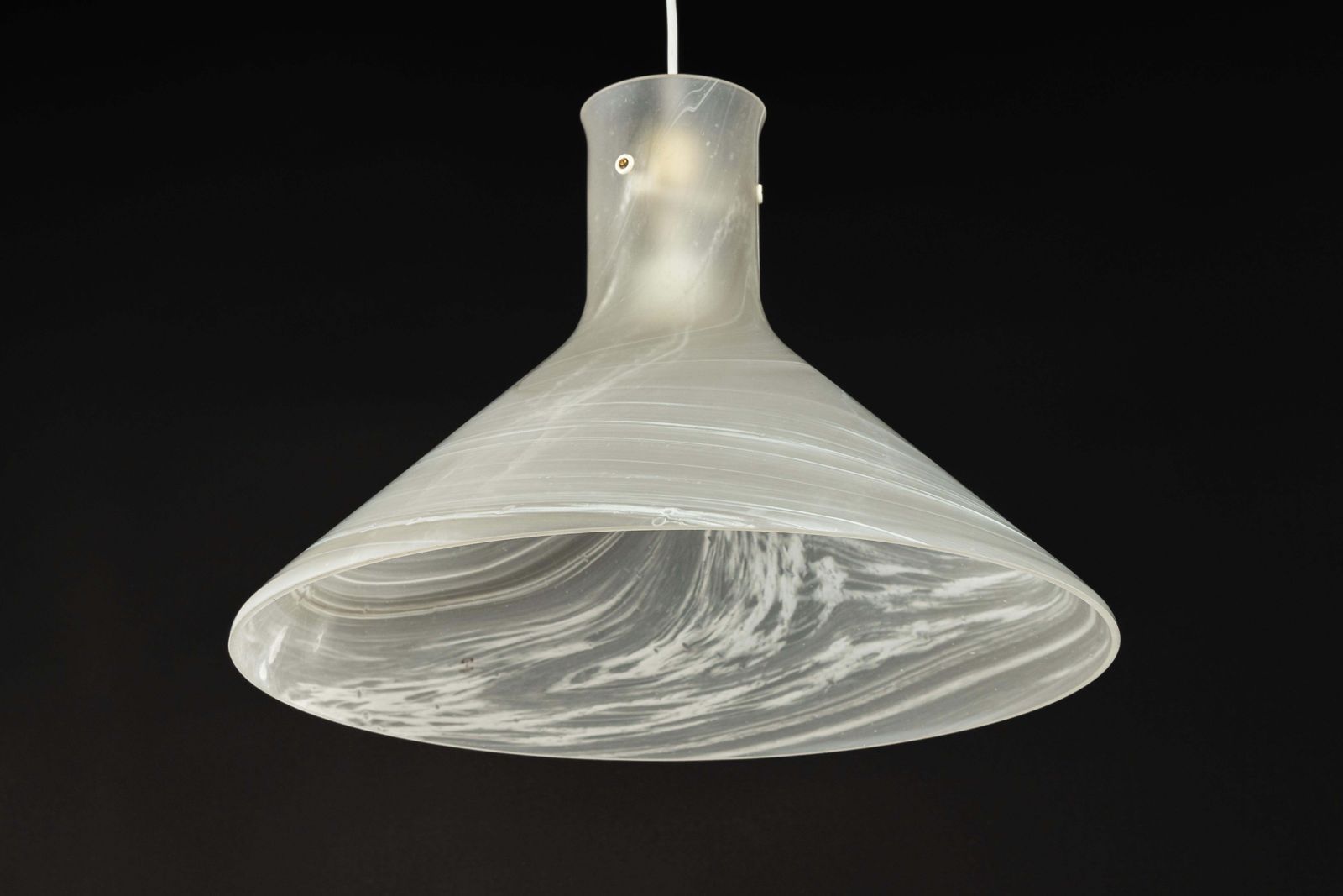 1 Of 2 Large Glass Pendant Light By Peill & Putzler, Germany, 1970s photo 1075.0