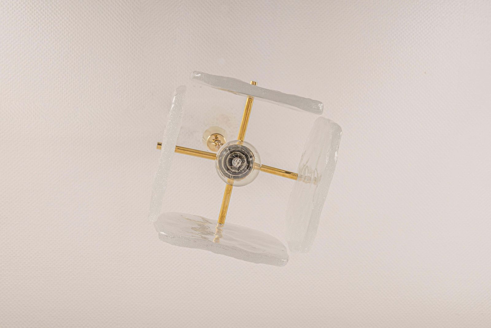 1 Of 3 Petite Murano Glass Pendant Light By Kalmar, Germany, 1960s photo vinterior