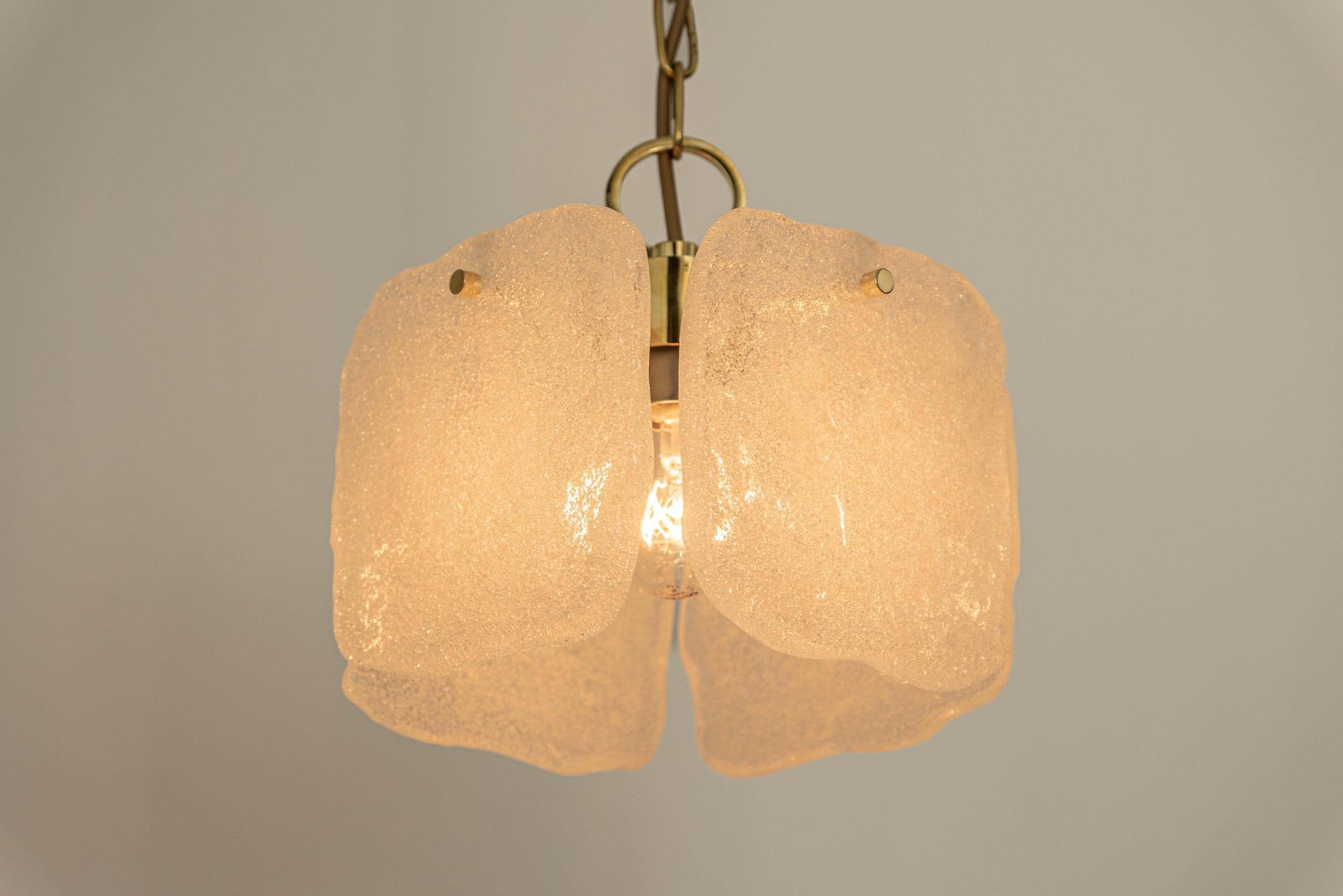 photo vinterior 1 Of 3 Petite Murano Glass Pendant Light By Kalmar, Germany, 1960s