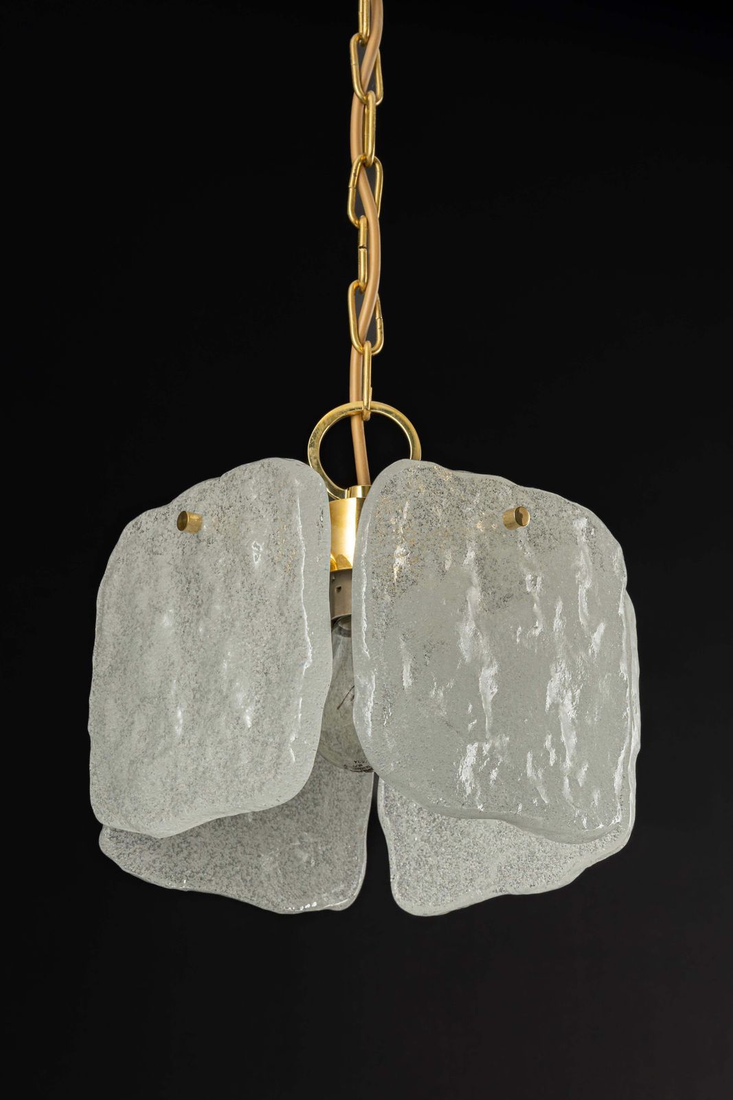 photo vintage 1 Of 3 Petite Murano Glass Pendant Light By Kalmar, Germany, 1960s