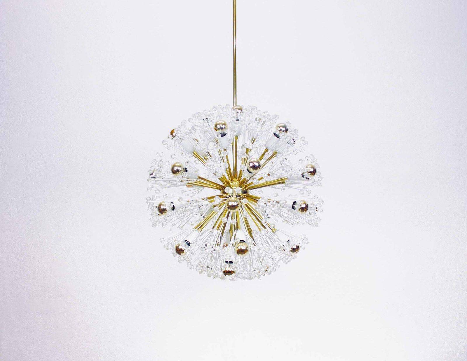 Huge Starburst Brass Chandelier By Emil Stejnar, Austria, 1960s photo for sale