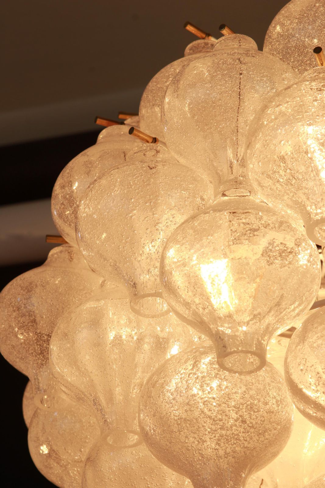 photo buy 1 Of 8 Large Tulipan Glass Chandelier By Kalmar, Austria, 1960s