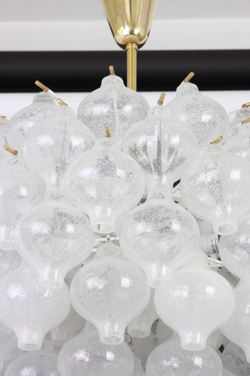photo furniture 1 Of 6 Large Tulipan Glass Chandelier By Kalmar, Austria, 1960s