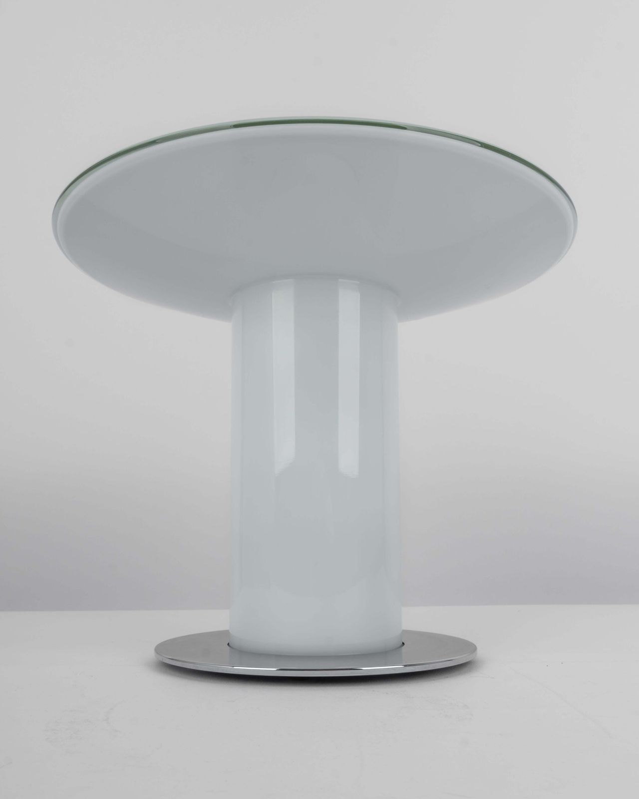 1 Of 2 Wonderful Glass Mushroom Table Lamp By Peill & Putzler, Germany, 1970s photo 817.0