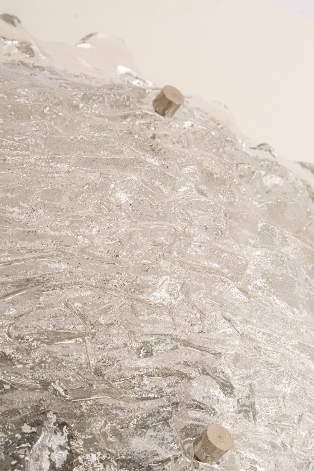 1 Of 2 Exclusive Sputnik Crystal Glass Wall Sconce By Peill & Putzler, Germany photo buy