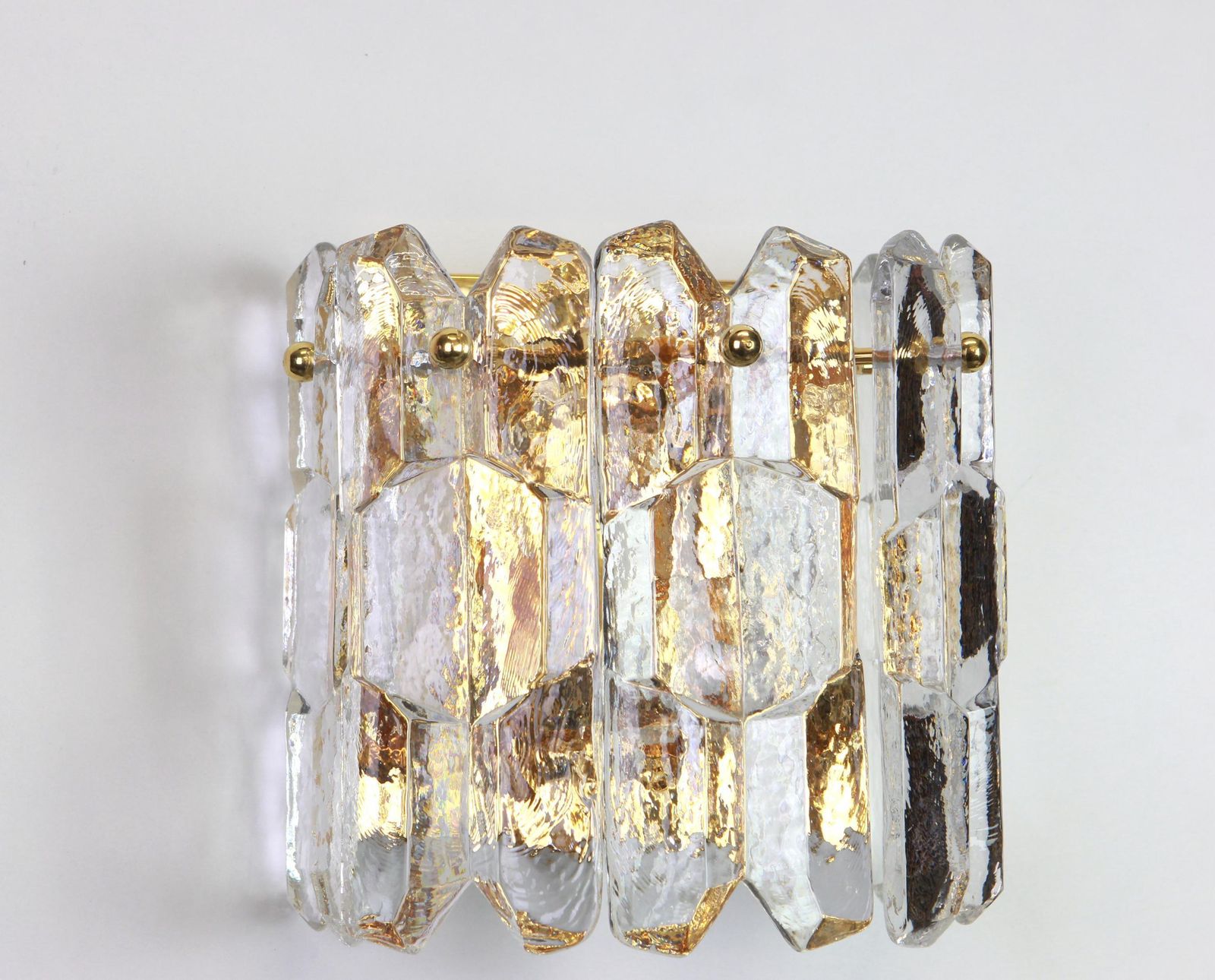 1 Of 2 Large Kalmar Sconces Wall Lights 'Palazzo', Austria, 1960s photo for sale