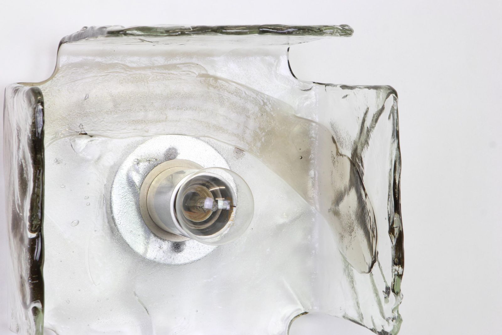 1 Of 4 Large Glass Wall Light Designed By Carlo Nason For Kalmar, 1960s photo 671.0