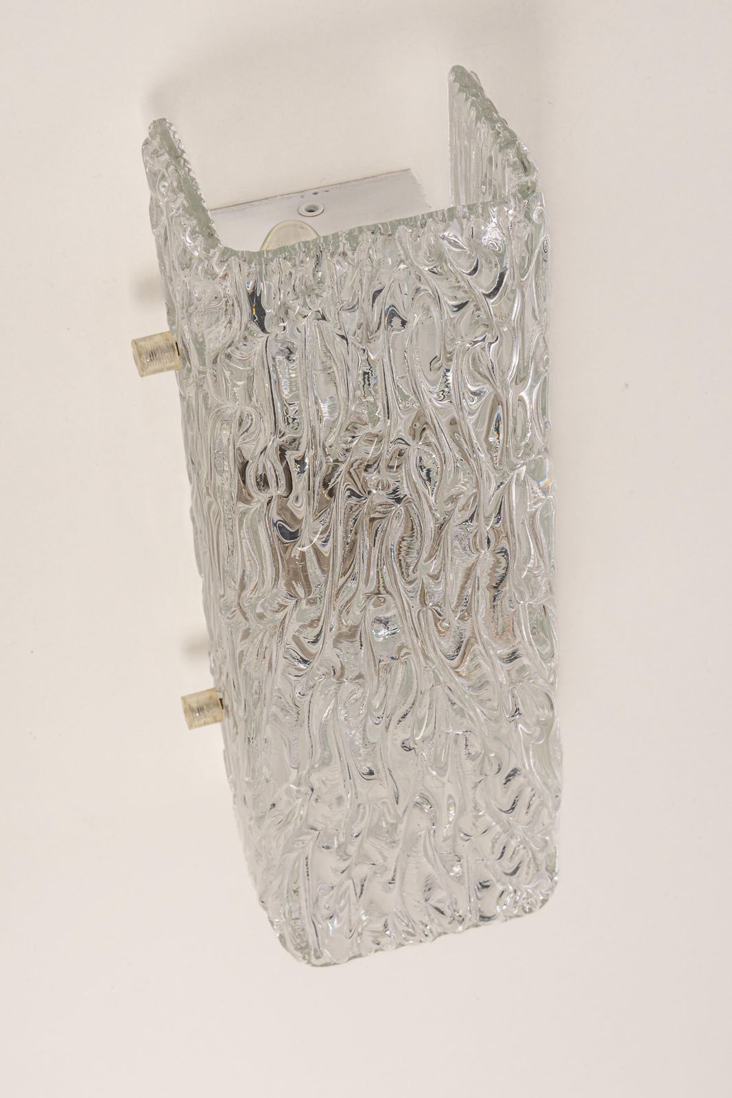 1 Of 2 Pairs Of Kalmar Sconces Glass Wall Lights, Austria, 1960s photo Lighting