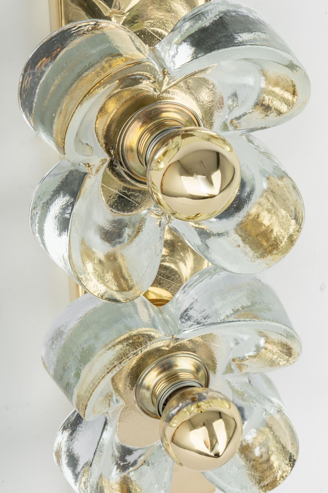 1 Of 2 Stunning Glass Wall Light By Sische, Germany, 1970s photo 947.0