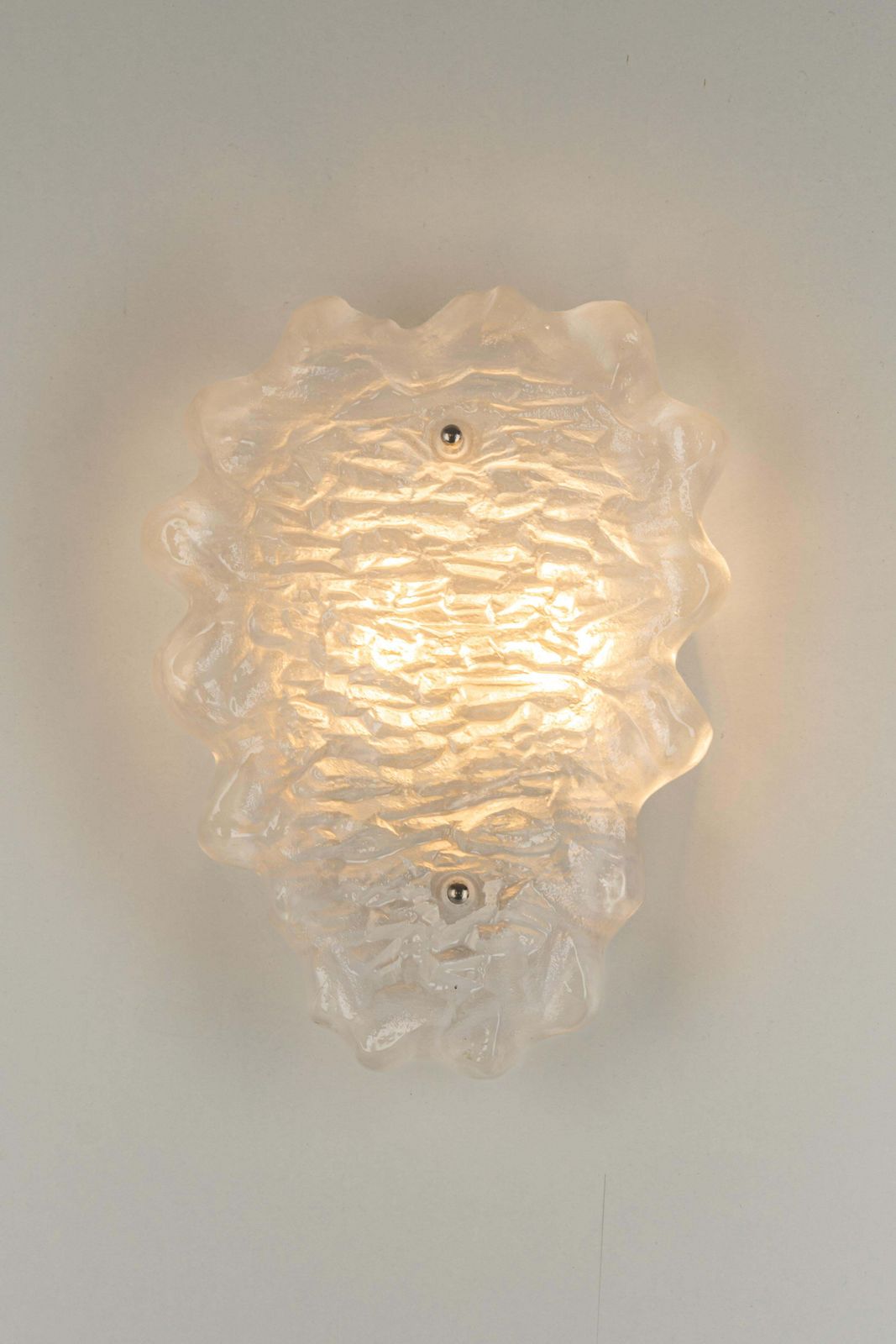 Pair Of Exclusive Sputnik Crystal Glass Wall Sconces By Peill & Putzler, Germany photo furniture