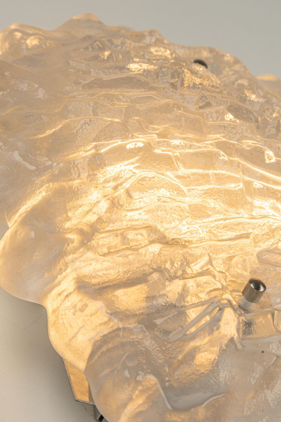 Pair Of Exclusive Sputnik Crystal Glass Wall Sconces By Peill & Putzler, Germany photo 817.0