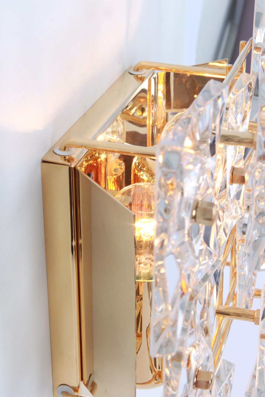 photo furniture 1 Of 2 Wonderful Extra Large Crystal Sconce By Kinkeldey, Germany, 1970s