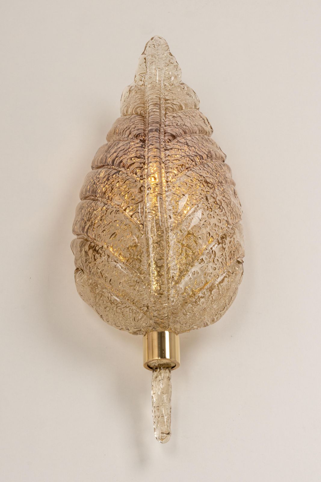 photo for sale 1 Of 4 Large Murano Glass Wall Sconce By Barovier & Toso, Italy, 1970s