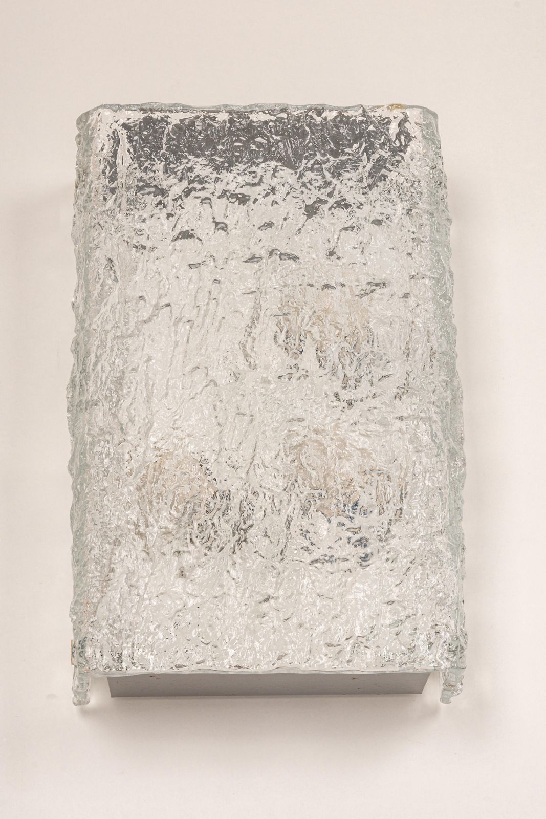 1 Of 3 Sets / Pair Of Murano Glass Sconces By Kaiser, Germany, 1970s photo for sale